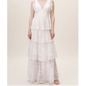 BRAND NEW NEVER WORN white elegant maxi dress